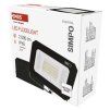 61048 led reflektor simpo 20 w cerny neutralni bila ip65