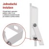 62318 12 led reflektor simpo 30w bily ip65 3000 lm neutralni bila