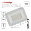 62321 7 led reflektor simpo 50w bily ip65 5000 lm neutralni bila