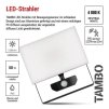 64904 8 led reflektor tambo se senzorem pohybu 50 w 5000 lm cerny