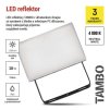 64976 13 led reflektor tambo 10 w 1000l m ip65 cerny