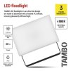 64973 10 led reflektor tambo 20 w 2000l m ip65 cerny