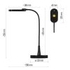 60376 2 led stolni lampa black home cerna