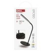 62306 7 led stolni lampa oscar cerna