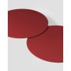 Puzzle Mega round matte red