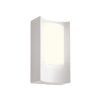 LED venkovní nástěnné svítidlo Warp, v.20cm, IP44 (Farba Biela)