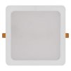 60817 4 led vestavne svitidlo rubic ctvercove 24w neutralni bila