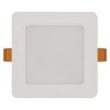60841 4 led vestavne svitidlo rubic ctvercove 9w neutralni bila