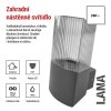 66284 15 led zahradni nastenne svitidlo 11 9 x 10 6 x 21 8 cm 1 x e27 25 w