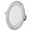 LED zápustný panel NEXXO ø17cm, 12,5W, CCT, čierny/strieborný (Farba Silver)