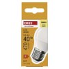 61663 4 led zarovka basic mini globe e27 5 5 w 40 w 470 lm tepla bila