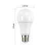 60475 led zarovka classic a60 e27 13 2 w 100 w 1 521 lm tepla bila