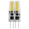 61165 8 led zarovka classic jc g4 1 9 w 21 w 200 lm tepla bila
