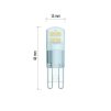 60964 1 led zarovka classic jc g9 1 9 w 22 w 210 lm tepla bila