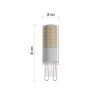 62300 1 led zarovka classic jc g9 4 2 w 40 w 470 lm neutralni bila