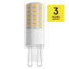 62297 2 led zarovka classic jc g9 4 2 w 40 w 470 lm tepla bila stmivatelna