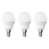 61807 3 led zarovka classic mini globe e14 4 2 w 40 w 470 lm neutralni bila