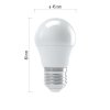 60355 1 led zarovka classic mini globe e27 4 1 w 32 w 350 lm neutralni bila