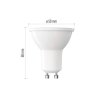61336 1 led zarovka classic mr16 gu10 7 w 60 w 806 lm neutralni bila