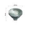 22488 1 led zarovka classic mr16 4 5w gu5 3 tepla bila