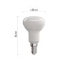 60310 1 led zarovka classic r50 e14 4 w 39 w 450 lm tepla bila