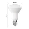 61534 1 led zarovka classic r50 e14 4 2 w 40 w 470 lm tepla bila