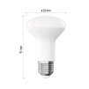 61549 1 led zarovka classic r63 e27 7 w 60 w 806 lm neutralni bila