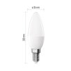 61309 1 led zarovka classic svicka e14 2 5 w 32 w 350 lm neutralni bila