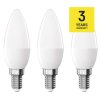 61732 3 led zarovka classic svicka e14 4 2 w 40 w 470 lm neutralni bila