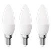 61489 3 led zarovka classic svicka e14 4 2 w 40 w 470 lm tepla bila