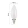 60316 1 led zarovka classic svicka e14 5 w 40 w 470 lm neutralni bila