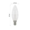 60307 1 led zarovka classic svicka e14 5 w 40 w 470 lm tepla bila