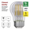61720 2 led zarovka filament a class a60 e27 5 w 75 w 1 060 lm neutralni bila