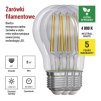 61720 6 led zarovka filament a class a60 e27 5 w 75 w 1 060 lm neutralni bila