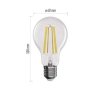 61282 2 led zarovka filament a60 e27 11w 100w 1521 lm tepla bila