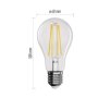 61339 1 led zarovka filament a60 e27 7 8w 75w 1060 lm tepla bila
