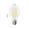 61297 2 led zarovka filament a60 a class e27 7 2 w 100 w 1521 lm neutralni bila