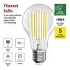 61297 5 led zarovka filament a60 a class e27 7 2 w 100 w 1521 lm neutralni bila