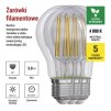 61030 6 led zarovka filament a60 a class e27 3 8 w 60 w 806 lm neutralni bila
