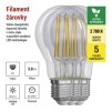 61036 2 led zarovka filament a60 a class e27 3 8 w 60 w 806 lm tepla bila