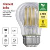 61036 4 led zarovka filament a60 a class e27 3 8 w 60 w 806 lm tepla bila
