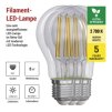 61042 3 led zarovka filament a60 a class e27 5 w 75 w 1 060 lm tepla bila