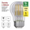 61042 7 led zarovka filament a60 a class e27 5 w 75 w 1 060 lm tepla bila