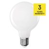60970 2 led zarovka filament globe e27 7 8 w 75 w 1 055 lm neutralni bila