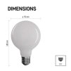 60970 3 led zarovka filament globe e27 7 8 w 75 w 1 055 lm neutralni bila