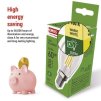 62792 12 led zarovka filament mini globe a class e14 3 8 w 60 w 806 lm tepla bila