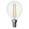 61618 3 led zarovka filament mini globe e14 1 8 w 25 w 250 lm neutralni bila