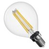 61768 4 led zarovka filament mini globe e14 1 8 w 25 w 250 lm tepla bila