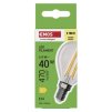 61762 5 led zarovka filament mini globe e14 3 4 w 40 w 470 lm tepla bila