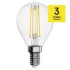 60955 2 led zarovka filament mini globe e14 6 w 60 w 810 lm neutralni bila
